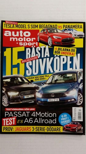 Auto motor & sport nr 4 2015: Jaguar XE 3,0 V6, VW Passat TDI 4Motion, beg Tesla