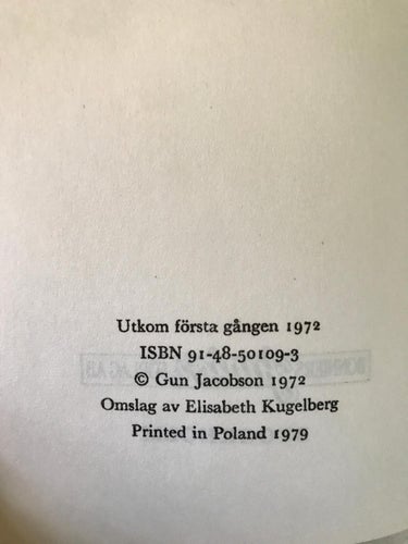 TACK-HÅLL KÄFTEN Gun Jacobson 1979