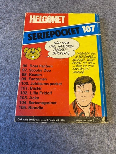 Seriepocket nr 109 - Agent X9