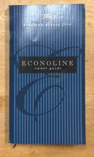 1995 Ford Econoline Owner Guide