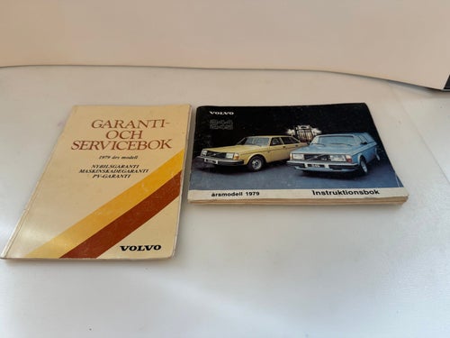 Instruktionsbok och servicebok till Volvo 244 245 1979