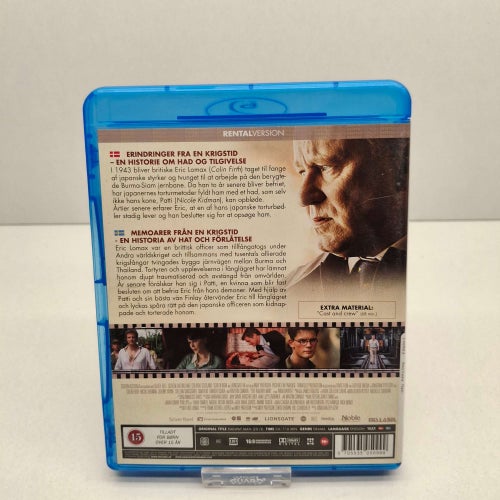 The Railway man - Stellan Skarsgård - Blu-ray film, Svensk text, Fint skick