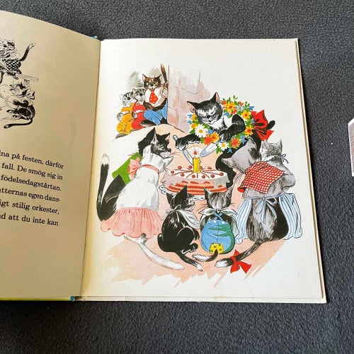 Pelle Svanslös fyller år - Gösta Knutsson Barnbok bilderbok berättelse