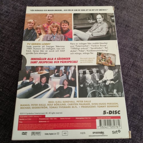 Lorry - Säsong 1-4 samt specialare (5-disc DVD)
