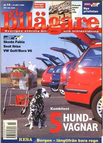 Vi bilägare 1999 nr 14. VW Golf/Bora, Seat Ibiza m.m.