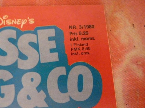 MUSSE PIGG & CO, NR 3 - 1980, TIDNING