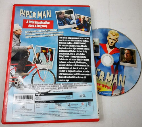 DVD Paper Man (Jeff Daniels Emma Stone Ryan Reynolds Lisa Kudrow)