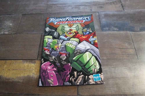 Liten transformers armada tidning från Hasbro