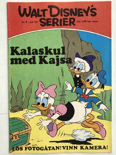 Walt Disney´s Serier - 1971:6 VG-FN