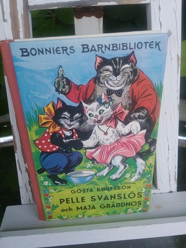 Pelle Svanslös och Maja Gräddmos Bonniers Barnbibiliotek 1978