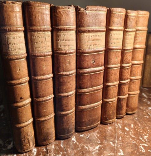 Lagfarenhets Bibliothek 1796–1803 – Flintberg, komplett 7 vol, juristproveniens