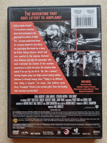 En sekund från döden / Dödens piloter - Zero Hour! (1957) VERY RARE