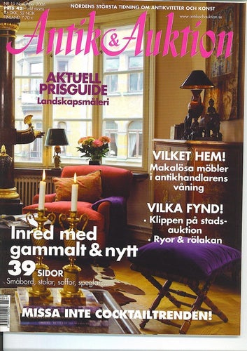 Antik & Auktion 11/2006 - Svenskt landskapsmåleri m m