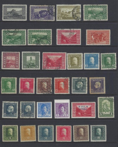 Bosnien Herzegovina 2 blad blandat stämplat/* Visade baksidor är *