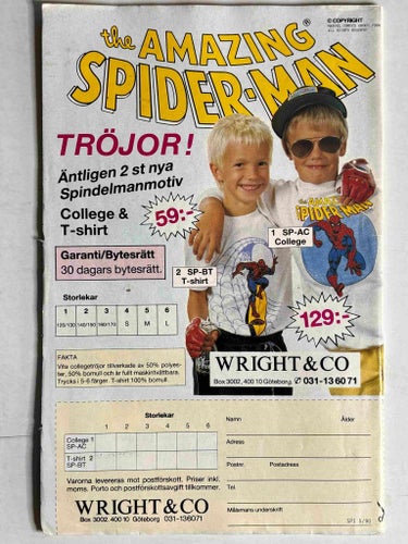 Spindelmannen - 1990:5 VG-FN