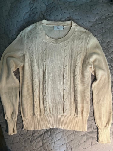 Noa Noa cremé/beige tröja, storlek M/Small