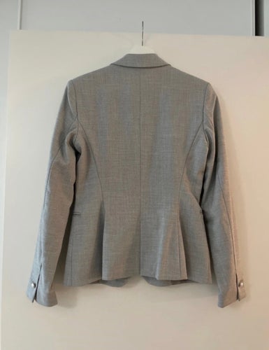 Zara Basic ljusgrå kavaj, storlek EU 34