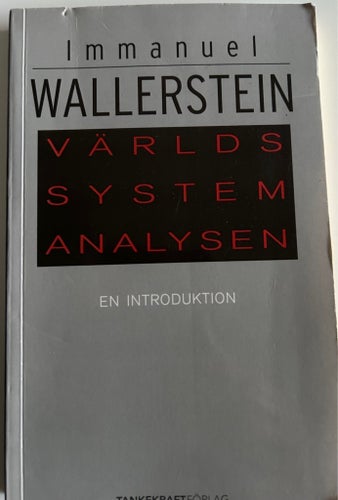 Världssystemanalysen av Immanuel Wallerstein, 2004