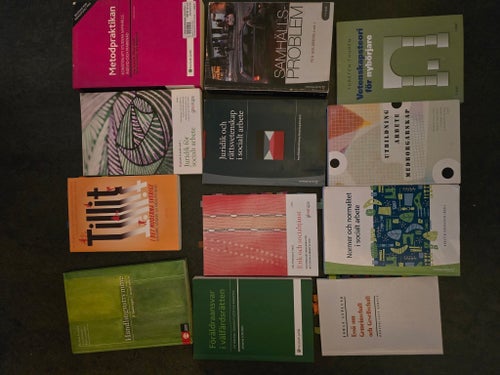 Bokpaket Samhällsvetenskap, socionomprogrammet Diverse Titlar och Författare