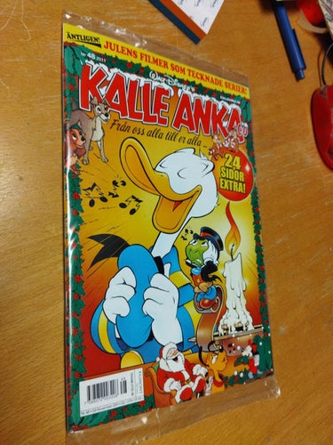 Kalle Anka 2011 nr 48. inplastad