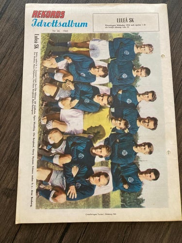 Tidningen Rekord med Sportrevyn nr 26 1965