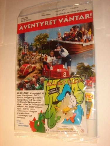 KALLE ANKA & Co I ORIGINAL PLAST leksak 2001 14 SLEM