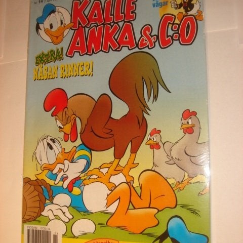 KALLE ANKA & Co I ORIGINAL PLAST leksak 2001 14 SLEM