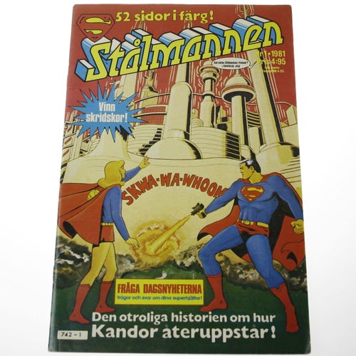 Stålmannen - 1981 - NR 1 - Gott nytt år! Vila i frid!