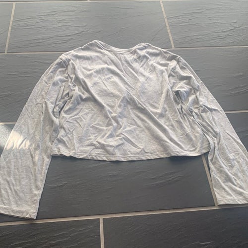 H&M grå topp, storlek S