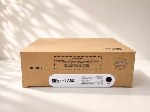 Bambu Lab ABS Filament Black, 1.75mm 1kg, REFILL
