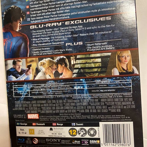 BLU-RAY The Amazing Spider-Man 2 Disc INPLASTAD