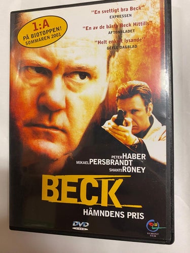 DVD Beck Hämndens Pris 9 TOPPSKICK