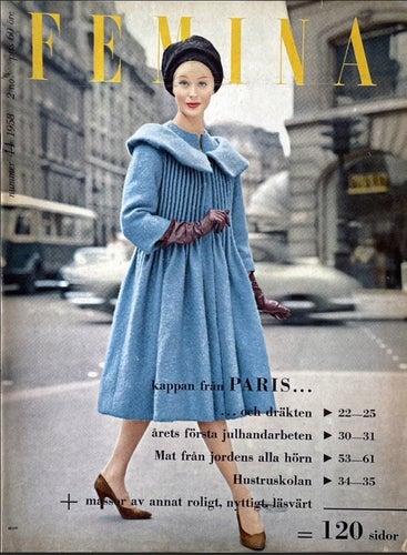 Femina 44 1958 Inge Waern, Astrid Sampe, Mari-Anne Thyberg, Anna Lisa Österqvist