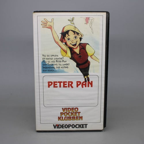 Peter Pan - VideoPocket - Svenskt tal - VHS