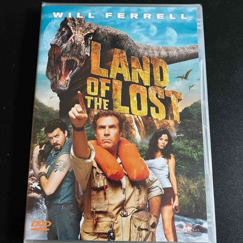 LAND OF THE LOST. WILL FERRELL. DVD KOMEDI -09. INPLASTAD