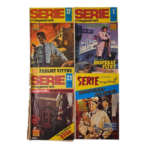 Seriemagasinet Serietidningar - 12 st 1973-1982
