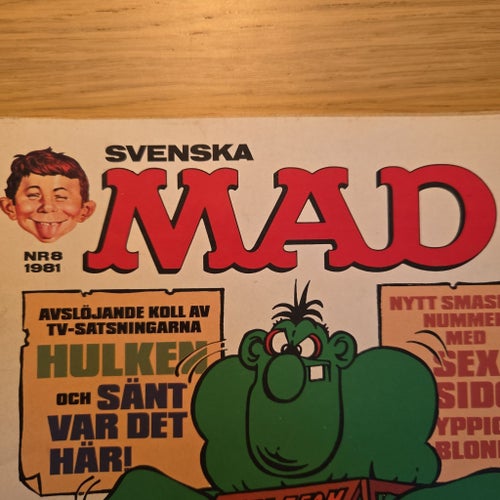 Svenska MAD Nr 8 1981