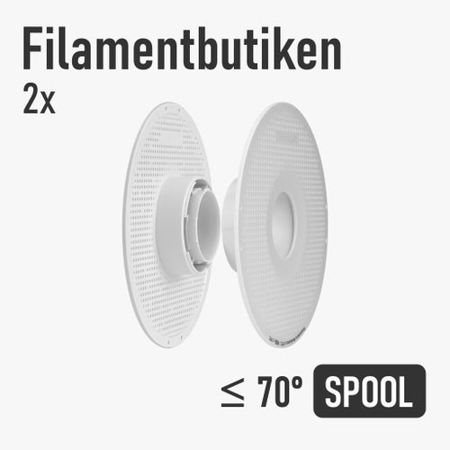2x Återanvändningsbar Bambu Lab spole.
