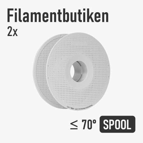 2x Återanvändningsbar Bambu Lab spole.