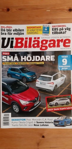 Vi Bilägare nr 2 2020: Ford Puma, Mercedes CLA 200, Skoda Superb iV + CitigoE