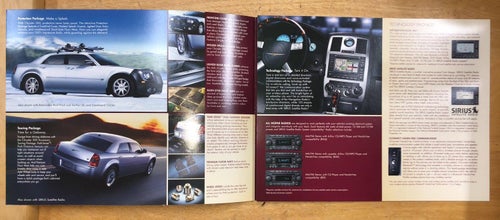 Försäljningsblad 2005 Chrysler 300 Accessories
