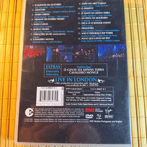 Mariza - Live in London (2004) -DVD- VG