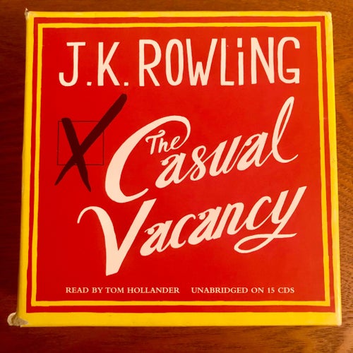 J.K. ROWLING The Casual Vacancy ENGLISH Audiobook CD Book Small Town Fiction