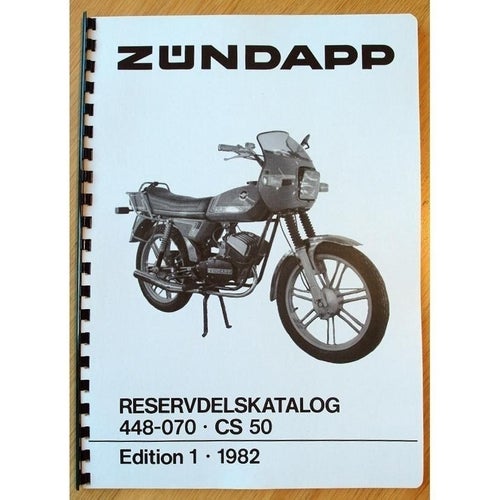 Reservdelskatalog Zündapp CS 50 1980 - 1982