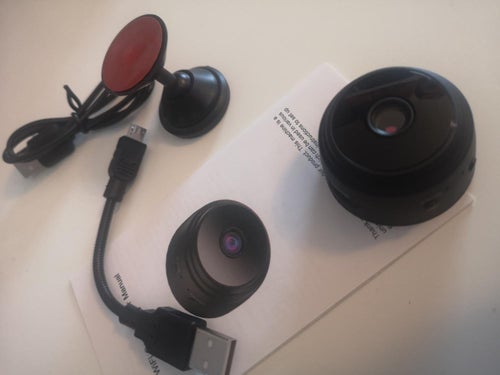 Trådlös spionkamera Wifi IP Home Security Cam HD 1080P kamera spion