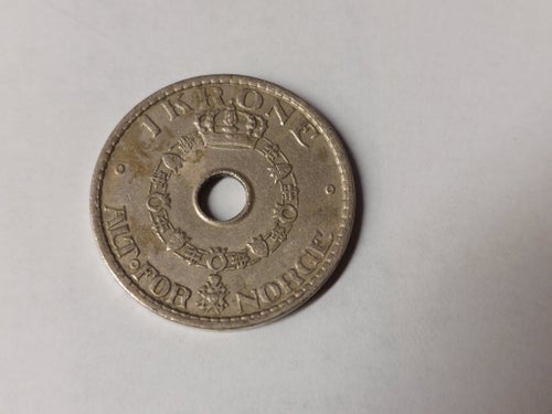 Norsk 1 Krone från 1938