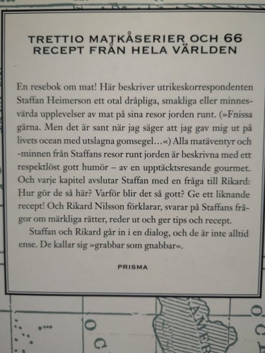 KASTRULLRESORNA - MATKÅSERIER OCH RECEPT FRÅN HELA VÄRLDEN, HEIMERSON 2000