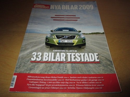 DAGENS INDUSTRI. NYA BILAR 2009. EN BILAGA TILL DAGENS INDUSTRI PÅ 138 SIDOR.