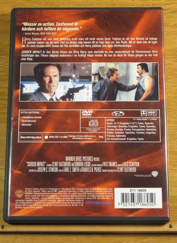 Sudden impact Clint Eastwood Nyskick!
