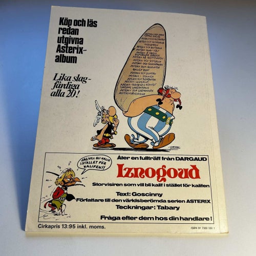Asterix #21, 1a upplaga, toppex! VF